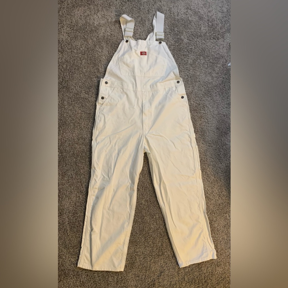 Dickies White Overalls